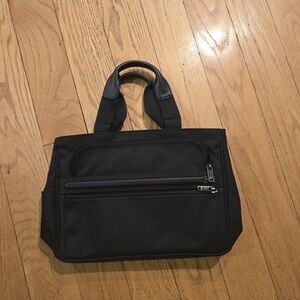 Tumi Ballistic Nylon Small Courier Tote Bag Black STYLE 26190D4 14” x 11” x 4”